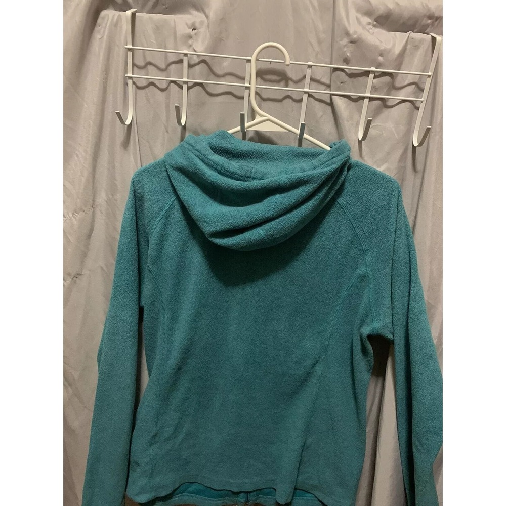 The North Face Hoodie Adult Large Blue Long Sleeve Vintage 90s Women's Sherpa - Picture 12 of 13